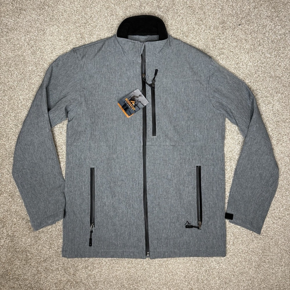New NWT Ridgecut Toughwear Jacket Men's Size Medium Wind-Resistant Softshell